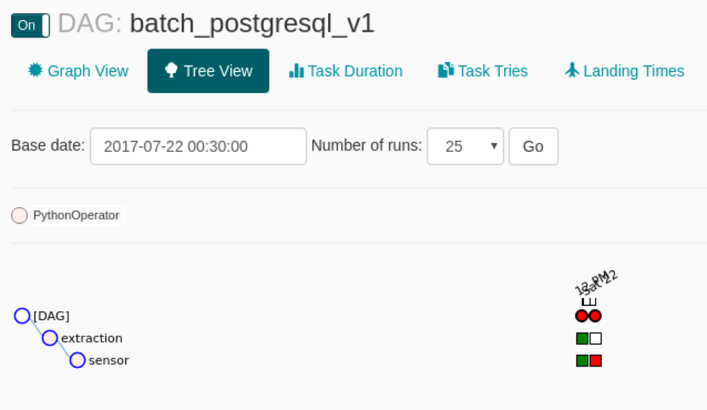 Batch PostgreSQL Tree View